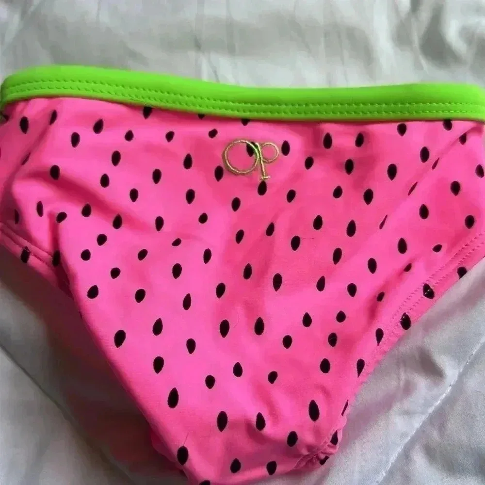Op Watermelon two piece bikini 12 M new without tags